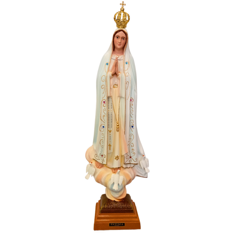 Estatua Virgen de Fátima Clásica 50cm - Image 2