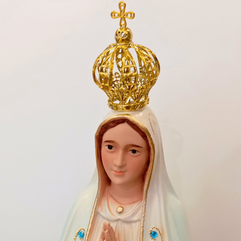 Estatua Virgen de Fátima Clásica 50cm - Image 7