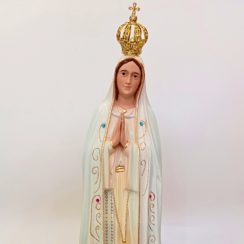 Estatua Virgen de Fátima Clásica 50cm - Image 3